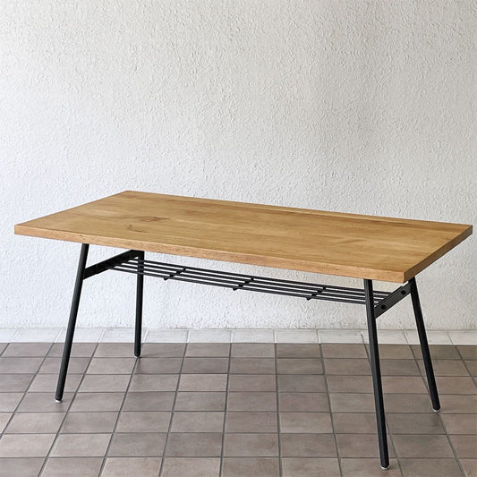 クラッシュゲート CRASH GATE ノットアンティークス Knot antiques クッパ２ KOOPA2 ダイニングテーブル オーク無垢材 W152cm インダストリアルデザイン ◇