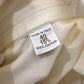 ブリオーニ Brioni ドレスシャツ PARIOLI コットン100％ Fitted Fit ワイドカラー イタリア製 メンズ40 クリーニング済 ★