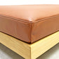 マスターウォール MASTERWAL レイジー デニッシュ ソファ LAZY DANISH SOFA オットマン 本革張り ブラウン 北海道オーク無垢材 アカセ木工 ●