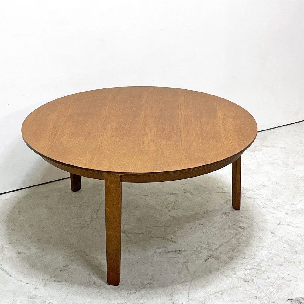 フォルナサリグ Fornasarig ウォルフガンク Wolfgang コーヒーテーブル coffee table ラウンド Φ88cm オーク材 イタリア 北欧スタイル ●