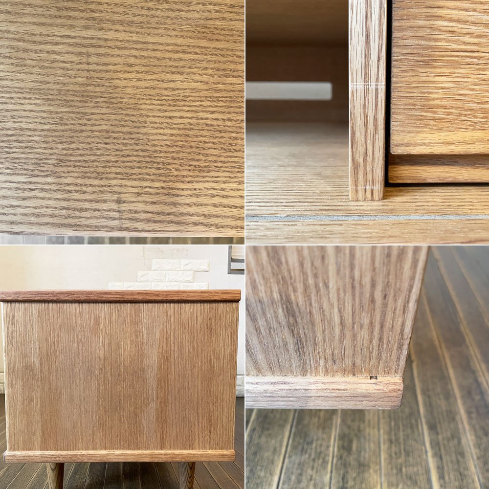 モモナチュラル MOMO Natural ベント VENT SIDE BOARD 120 ME サイドボード AVボード オーク材 W120cm ◎