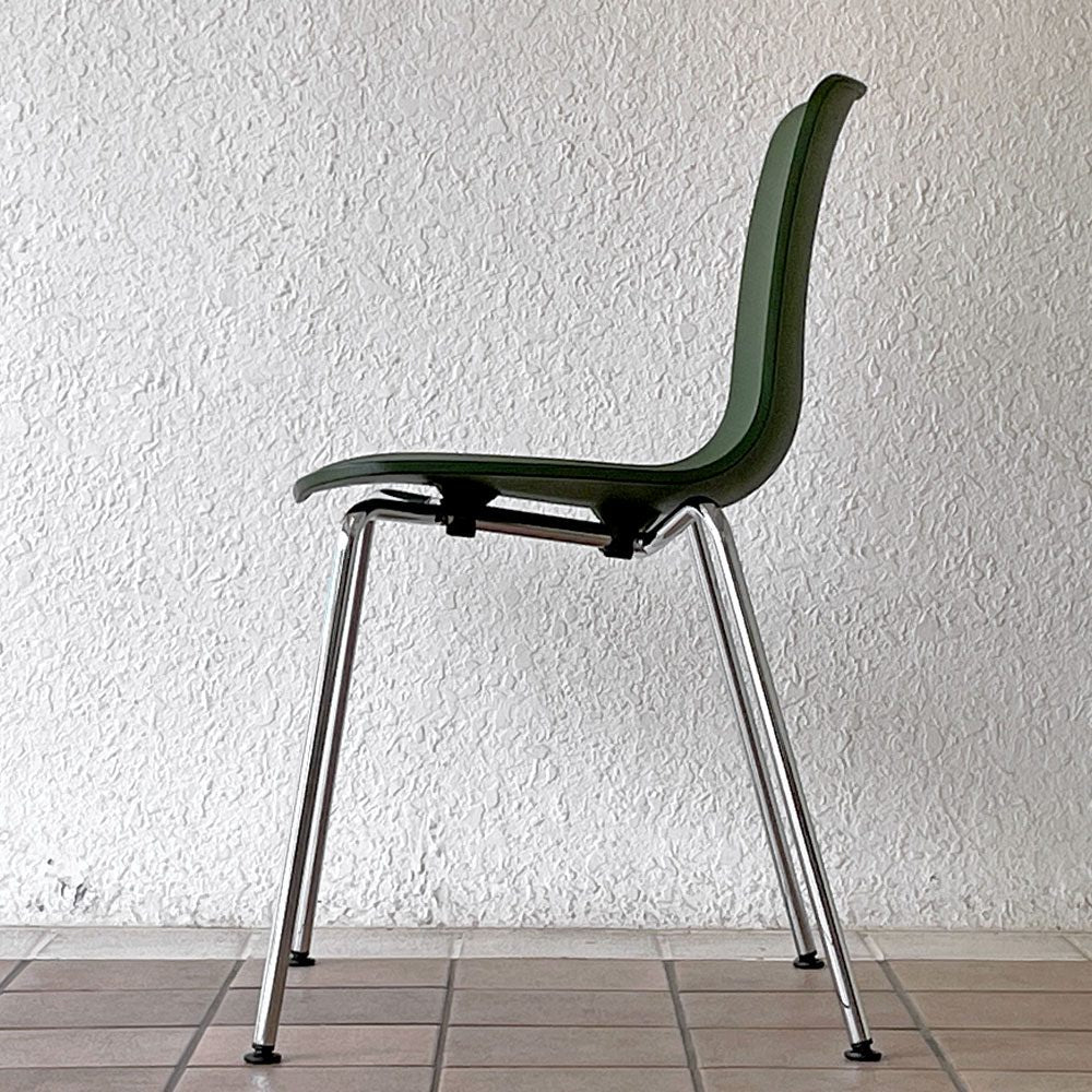 ヴィトラ vitra ハルチューブ HAL Tube サイドチェア ダイニングチェア スタッカブル グリーン ジャスパー・モリソン B ◇