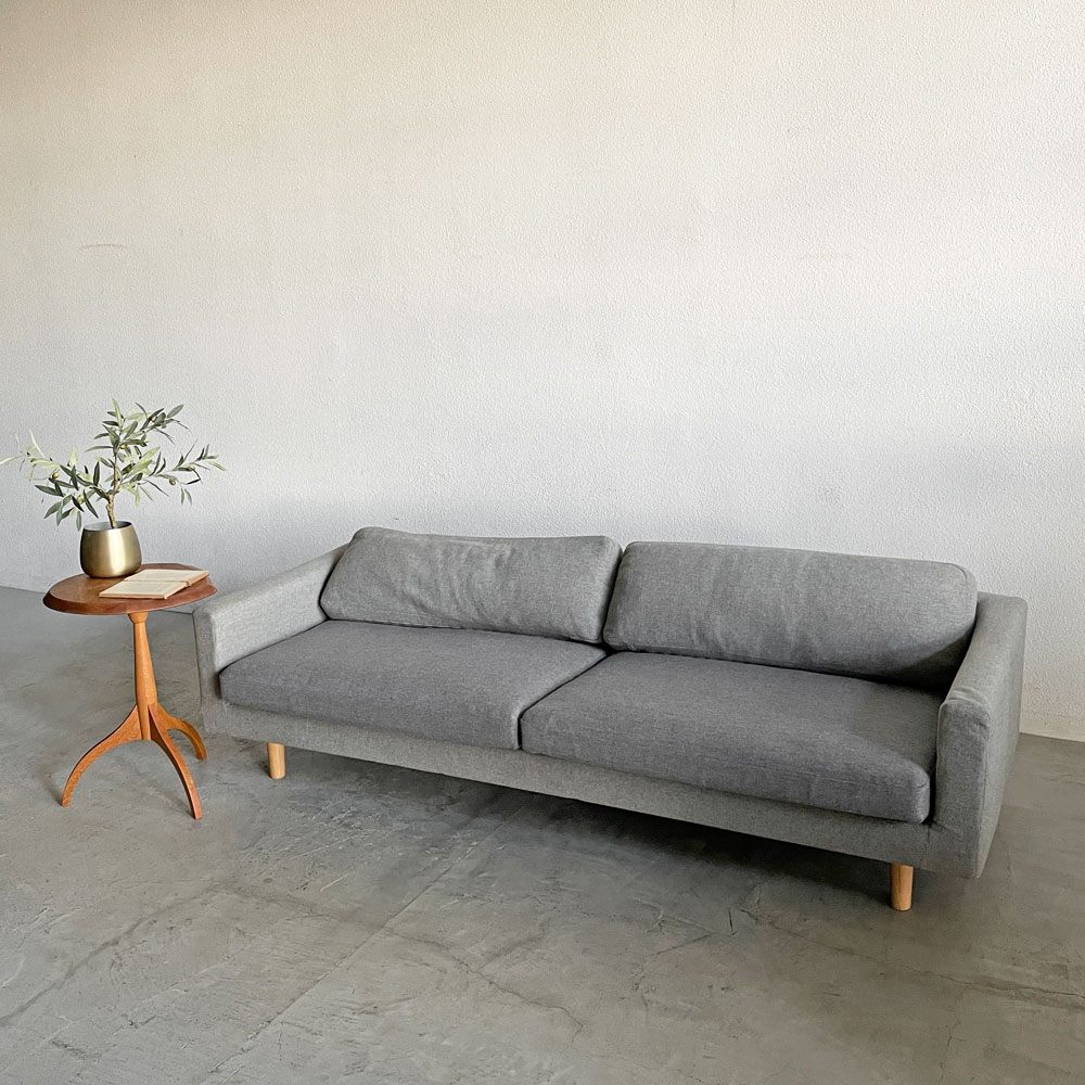 マルニ木工 maruni マルニコレクション ヒロシマ HIROSHIMA ワイド2シーターソファ W220cm ファブリック グレー系 深澤直人 定価￥603,900- 〓