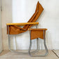ニーチェア エックス NY chair X フォールディングチェア＋オットマン ロッキングチェア 折り畳み キャメル MoMA 新居猛 ★