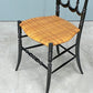 フラテッリ・レヴァッジ Fratelli Levaggi キアヴァリチェア CHIAVARI chair トレ・アルキ ラタンシート ブラック イタリア ◎