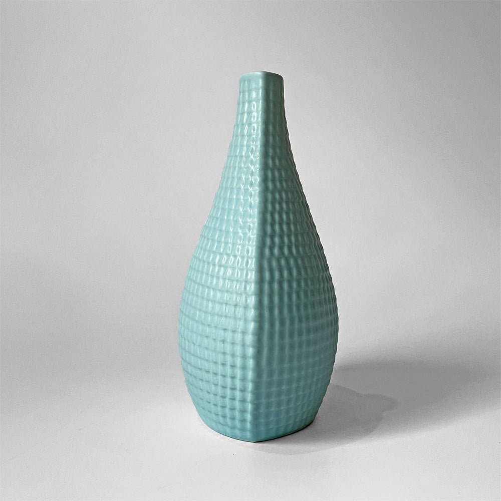 グスタフスベリ GUSTAVSBERG レプティル Reptil フラワーベース 花瓶 スティグ・リンドベリ Stig Lindberg 北欧 ビンテージ ライトブルー ★