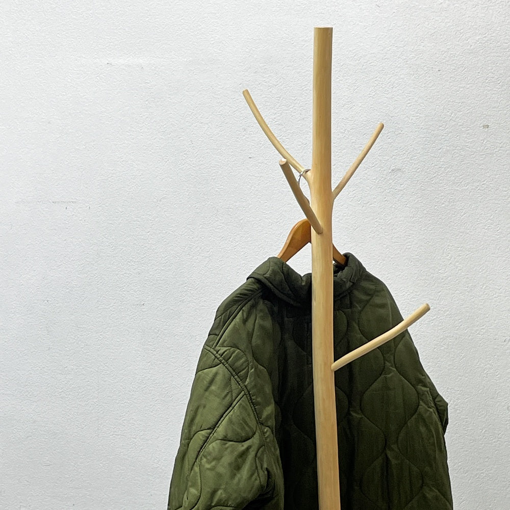 イデー IDEE ウッデンコートツリー Wooden Coat Tree コートスタンド コートハンガー タマリン材×マクタン石 H183cm 定価￥33,000- ●