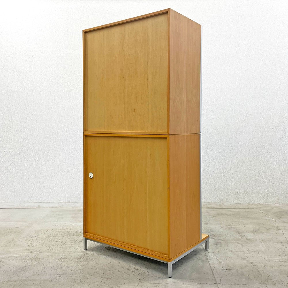 カッシーナイクスシー Cassina ixc. モダン MODERN システムガラスキャビネット2段+システムローボード M ピエロ・リッソーニ 〓