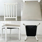 サラグレース Sarah Grace デビューシリーズ ダイニングチェア DEBUT DINING CHAIR トーマス THOMAS ホワイト&ナチュラルリネン ホワイトペイント シャビーシック チェアカバー付 定価￥49,500- B ●