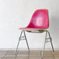ハーマンミラー Herman Miller サイドシェルチェア サード 3rd ビンテージ PVCレザー FRP製 スタッキングベース イームズ A ◇