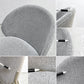 ボーコンセプト BoConcept プリンストン Princeton ダイニングチェア ライトグレー ファブリック メタル脚 マットアッシュグレーラッカー仕上げ B ●