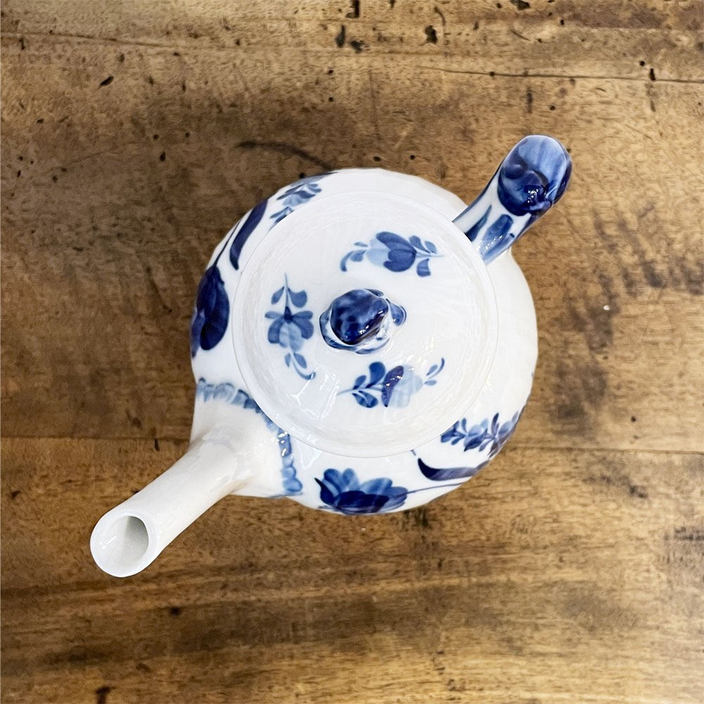 ロイヤルコペンハーゲン ROYAL COPENHAGEN ブルーフラワー Blue Flower カーブ Curved コーヒーポット デンマーク 北欧食器 廃番 ◎