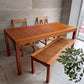 イスタナテラス ISTANA TERRACE レクタングラー テーブル Rectangular Table 160 ダイニングテーブル ガーデンテーブル 屋外使用可 アジアンチーク無垢材 定価￥250,800円