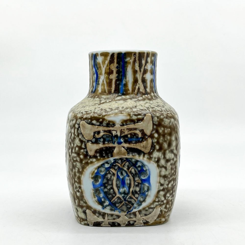 ロイヤルコペンハーゲン ROYAL COPENHAGEN バッカ BACA フラワーベース 花瓶 H11.5cm ニルス・トーソン デンマーク 北欧ビンテージ ●