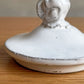 アスティエ・ド・ヴィラット Astier de Villatte グラン・シャレ Grand Chalet キャンドルカバー Bouquet shaped handle キャンドルリッド グラスキャンドル用 陶器 フランス ♪
