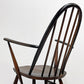 アーコール Ercol クエーカー ロッキングチェア アームチェア コロニアル ブラウン エルム材 ビーチ材 UKビンテージ 英国家具 ●