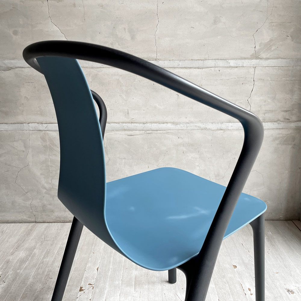 ヴィトラ Vitra Belleville Chair ベルヴィル アームチェア スタッキング ロナン & エルワン・ブルレック ポリアミド シーブルー B ♪
