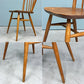 アーコール Ercol フープバックチェア ダイニングチェア スポークバック エルム材×ビーチ材 UKビンテージ 英国家具 ◎