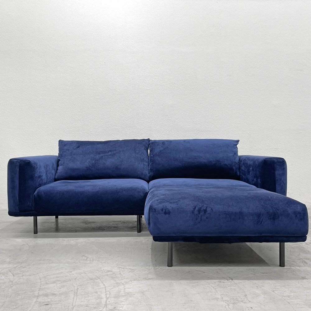 フランフラン Francfranc モダンワークス MODERN WORKS フェデーレ 3pソファ＋オットマン スモールフェザー ウレタン ファブリック 〓