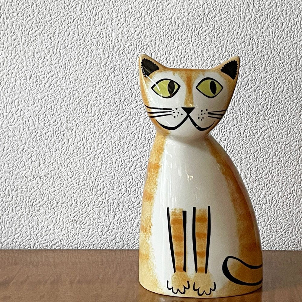 ハンナターナー Hannah Turner 貯金箱 Money box ネコ Cat ジンジャー タビー GINGER Tabby H21㎝ ◇