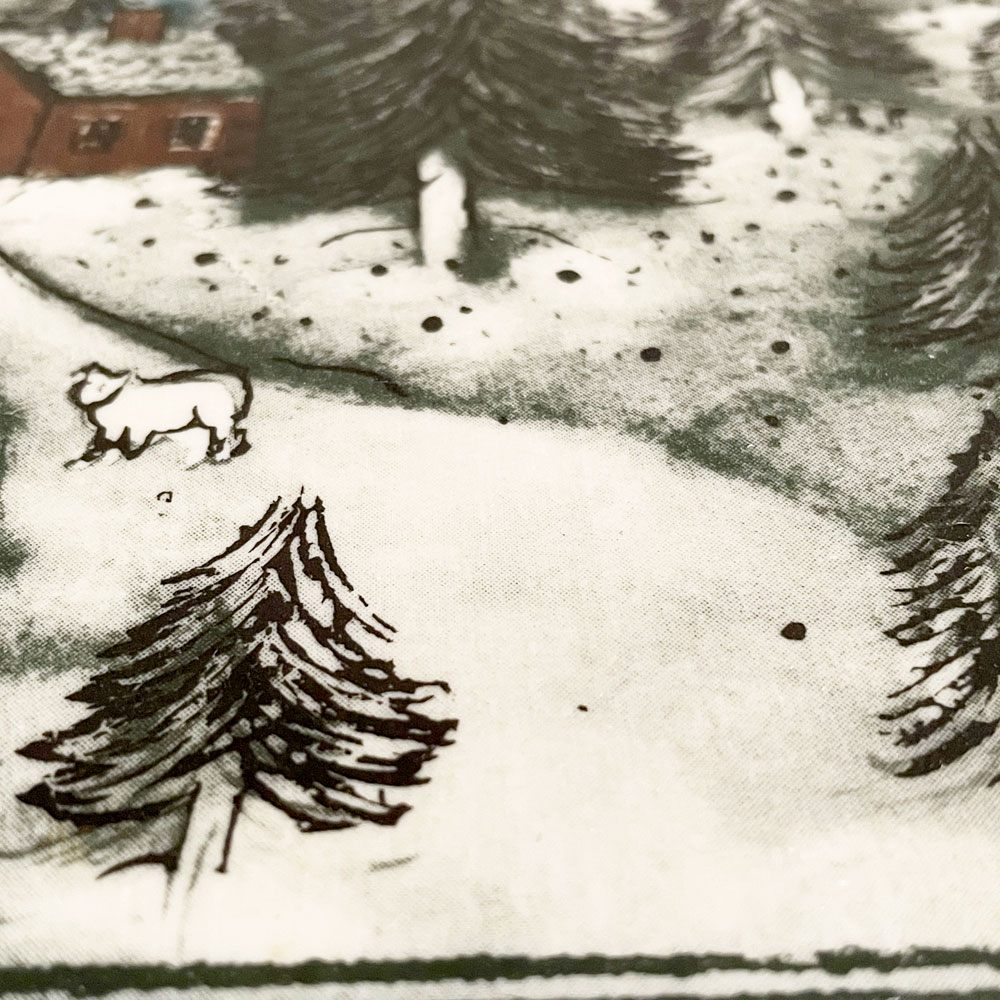 アラビア ARABIA コテージ モッキ Mokki 陶板 ウォールプレート W20cm ヘルヤ・リウッコ・スンドストロム ビンテージ フィンランド 北欧雑貨 ■