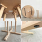 アクタス ACTUS タイム THYME ダイニングテーブル ラウンド W120cm オーク無垢材 ウレタン塗装 ミルク ナチュラル 定価￥149,600- 〓
