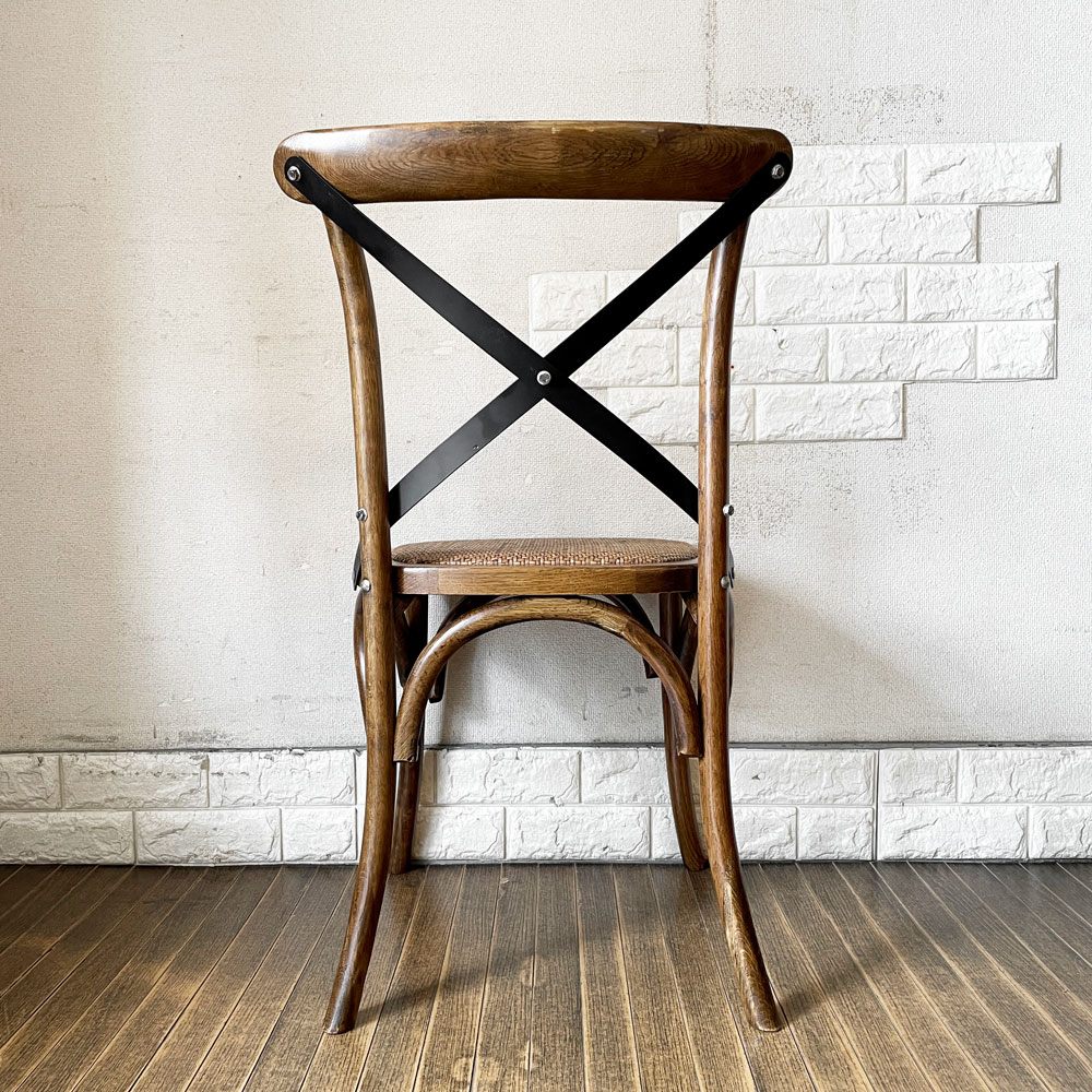 ジャーナルスタンダード journal standard Furniture ビーコンチェア BEACON CHAIR ダイニングチェア ベントウッドチェア オーク材×ラタン×スチール 定価￥28,600- 廃番 ◎