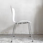 フリッツハンセン Fritz Hansen 3107 セブンチェア ホワイト ラッカー仕上げ スタッキング アルネ・ヤコブセン Arne Jacobsen デンマーク 北欧家具 B ■