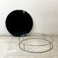 カッシーナ Cassina イル ILE センターテーブル ローテーブル ラウンド ブラック ガラス天板 Φ92cm ピエロ・リッソーニ Piero Lissoni モダン ●