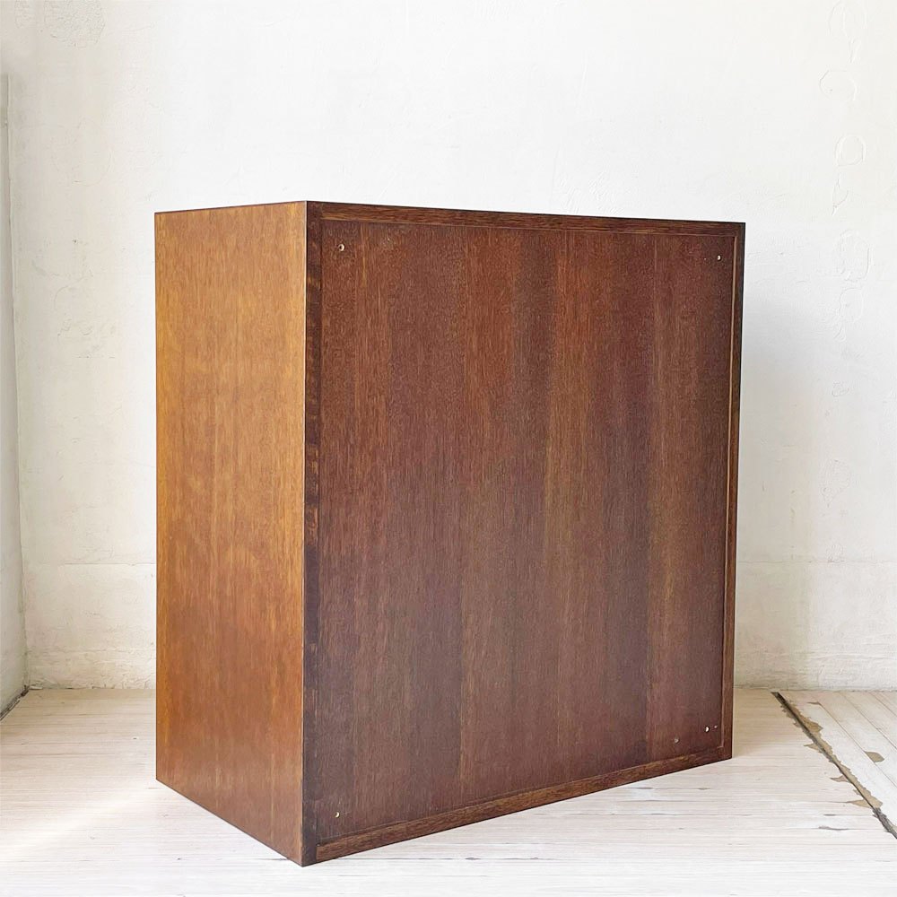スタンダードトレード STANDARD TRADE オーダーメイド 吊戸棚 キャビネット 2ドア 楢材 国産家具 ★