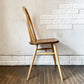 アーコール Ercol フープバックチェア ダイニングチェア スポークバック 4本タイプ エルム材 UKビンテージ 英国家具 ◎