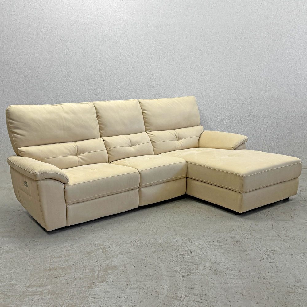 リラックスフォーム RELAX FORM ドラゴ DRAGO カウチソファ 電動リクライニング ソファ w240cm 展示美品 〓