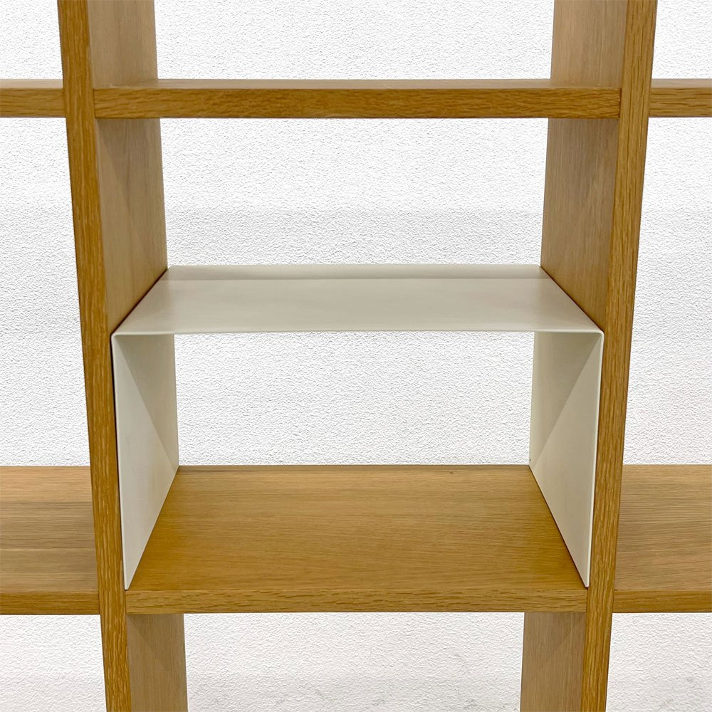 無印良品 MUJI スタッキングシェルフ 4列5段 オーク材 ナチュラル リビングボード オープンシェルフ 〓