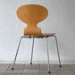 フリッツハンセン Fritz Hansen アントチェア 4本脚 ナチュラルビーチ ラッカー アルネ・ヤコブセン 北欧家具 C ◇