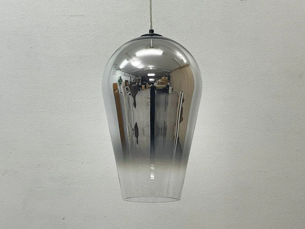 トムディクソン Tom Dixon フェイド ペンダントライト Fade Pendant クローム色 廃番 定価115,500円 箱付 展示美品 ●