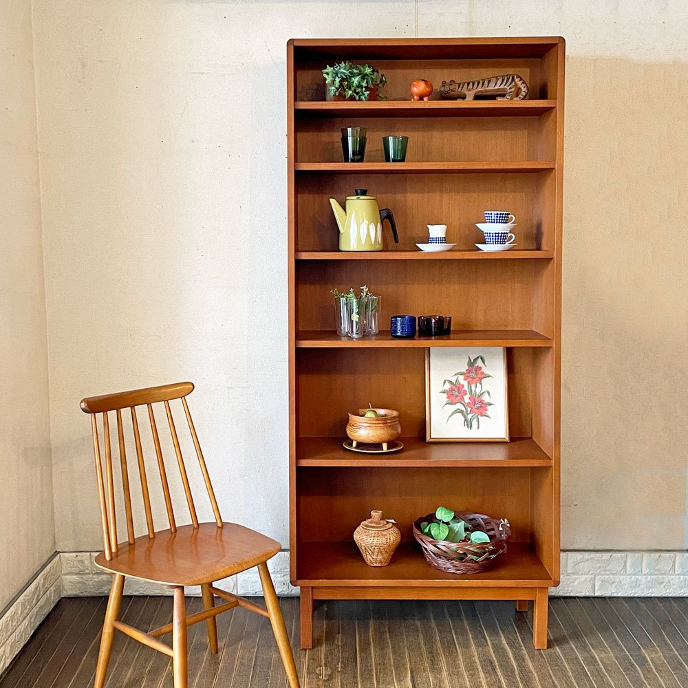 イデー IDEE アントン ANTON ブックシェルフ BOOKSHELF ホワイトアッシュ材 アントンブラウン H180cm ディスプレイラック 定価￥219,900- ◎