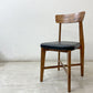 ジャーナルスタンダードファニチャー j.s.F シノン CHINON CHAIR ダイニングチェア PVCレザーシート  ラバーウッド材 ブラック B ●