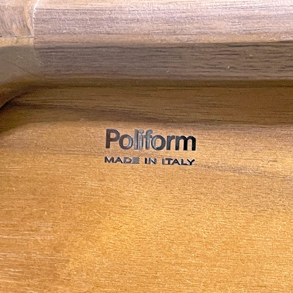 ポリフォーム Poliform トリデンテ TRIDENTEL リビングテーブル ローテーブル ウォールナット材 W156cm エマニュエル・ガリナ Emmanuel Gallina ●