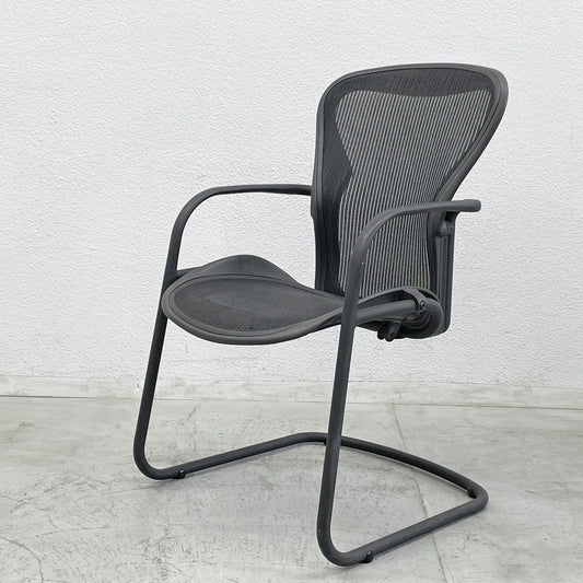 ハーマンミラー Herman Miller アーロン サイドチェア Aeron Side Chair クラシックカーボン カンチレバー 廃盤 \100,440- A 〓