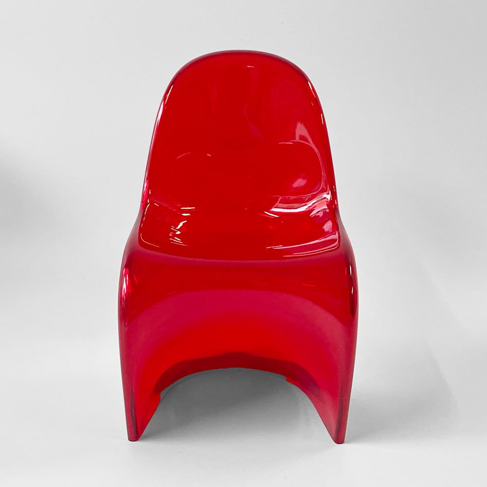 ヴィトラ デザインミュージアム Vitra Design Museum ミニチュアコレクション パントンチェア 1/6スケール 限定カラー レッド 箱付き ◇