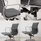 ハーマンミラー Herman Miller イームズアルミナムグループチェア マネージメントチェア アルミバフベース ガス圧昇降仕様 5本脚 キャスタータイプ 本革 イームズ D ●