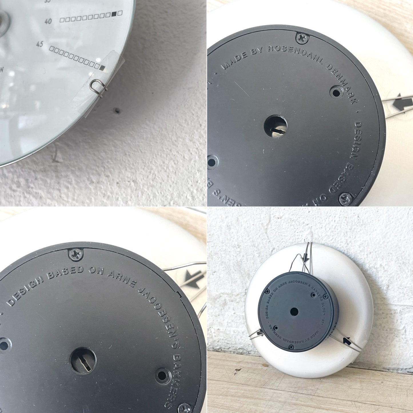 ローゼンダール Rosendahl アルネ・ヤコブセン バンカーズ Bankers 温度計 Thermometer ウェザーステーション Φ12cm ★