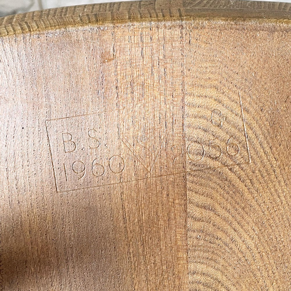アーコール Ercol フープバックチェア ダイニングチェア スポークバック 4本タイプ エルム材 UKビンテージ 英国家具 ◎