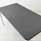 USMモジュラーファニチャー USM Haller USMハラーテーブル ワーキングデスク ダイニングテーブル チャコールリノリウム H74cm アジャスター A ●