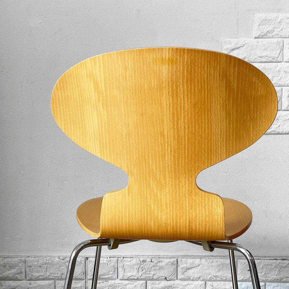 フリッツハンセン Fritz Hansen 3101 アリンコチェア アントチェア 4本脚 ナチュラルビーチ ラッカー仕上げ フェルトグライズ アルネ・ヤコブセン A ◎