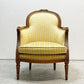 クラシカルデザイン Classical Design  1人掛けソファ ファブリック フルーディング彫り ヨーロピアンクラシカルデザイン A ●