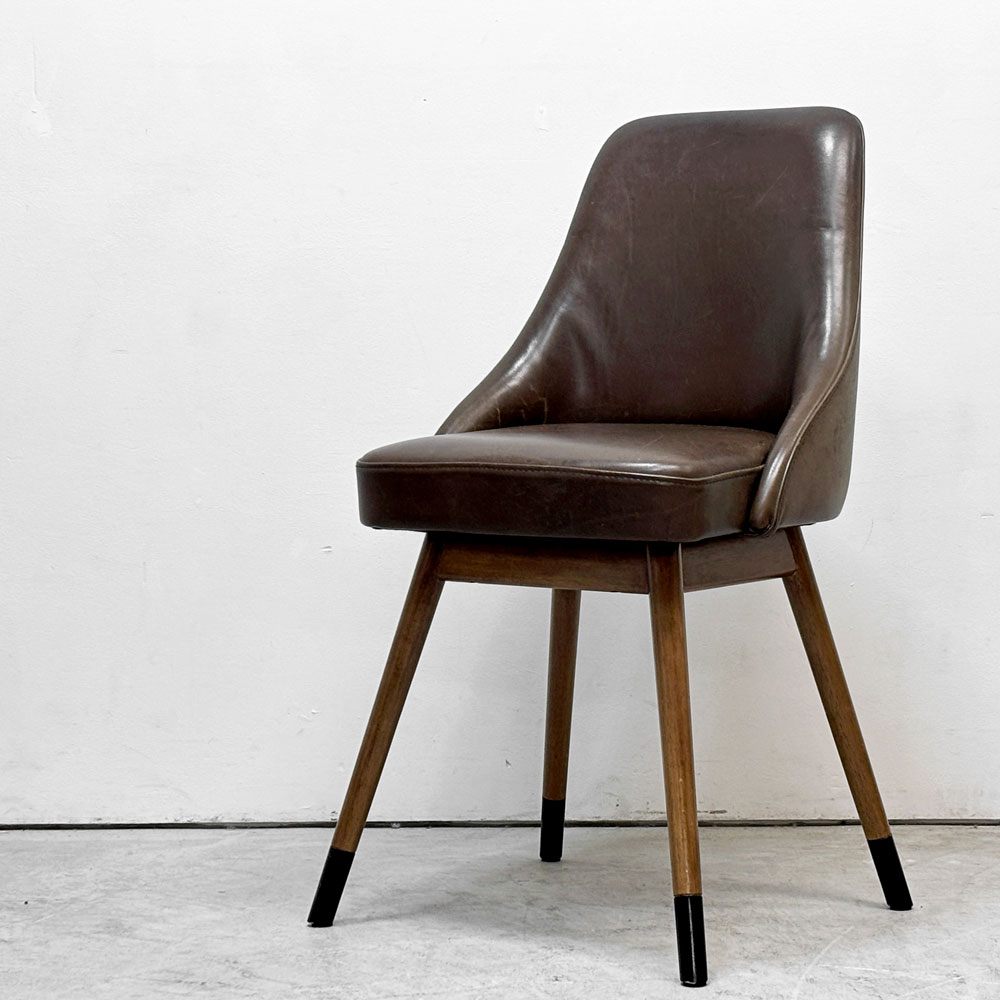 ジャーナルスタンダードファニチャー journal standard Furniture j.s.F バワリー BOWERY ダイニングチェア レザー 定価￥40,700- ●