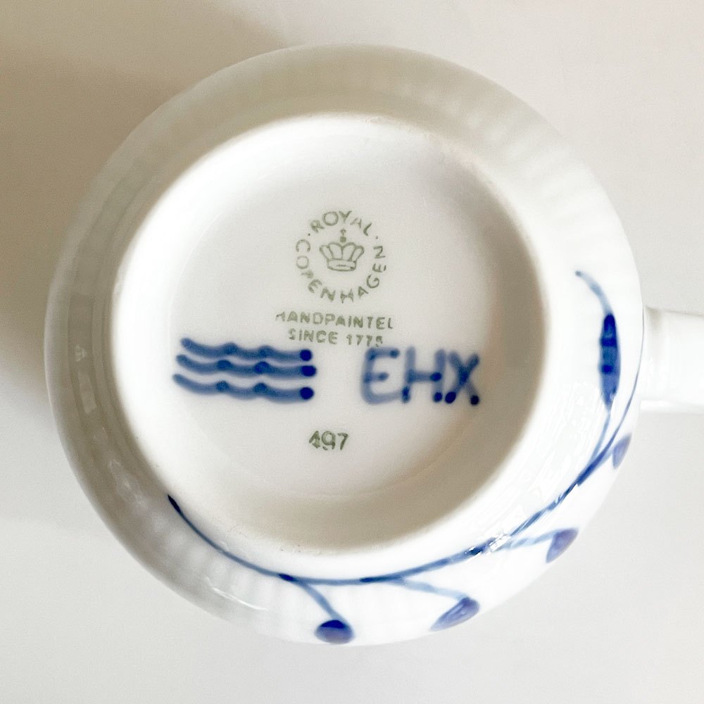 ロイヤルコペンハーゲン ROYAL COPENHAGEN ブルーフルーテッド メガ Blue Fluted Mega マグ マグカップ 北欧 デンマーク A ■