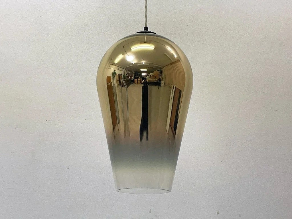 トムディクソン Tom Dixon フェイド ペンダントライト Fade Pendant ゴールド色 廃番 定価115,500円 箱付 展示美品 ●