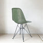 ハーマンミラー Herman Miller 2nd ビンテージ サイドシェルチェア FRP製 オリーブグリーン エッフェルベース C&R イームズ ミッドセンチュリー ★